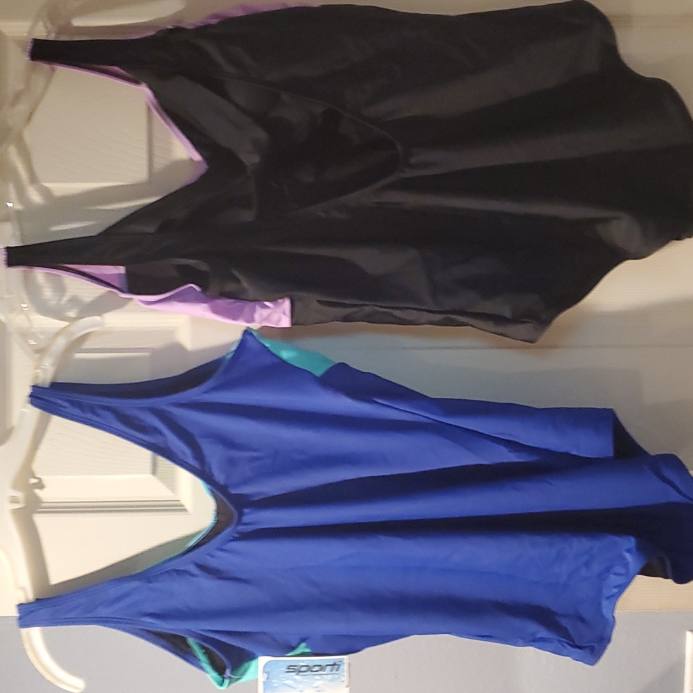 2 Sporti size 16 bathingsuit one with tag - Picture 2 of 4
